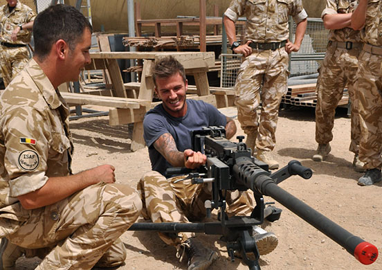 David Beckham in Afghanistan