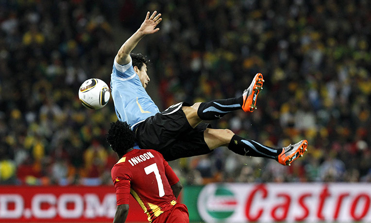 The best pictures of Ghana v Uruguay