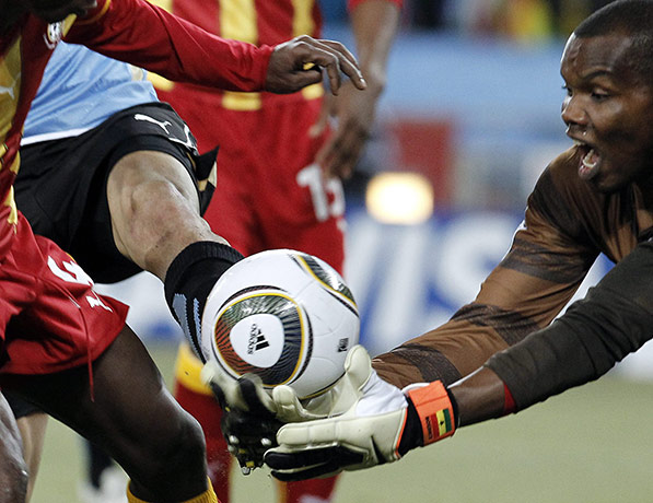 The best pictures of Ghana v Uruguay