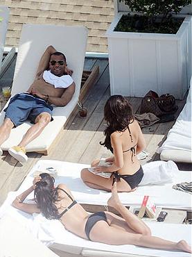 Ashley Cole's holiday beauty has scarlet past!