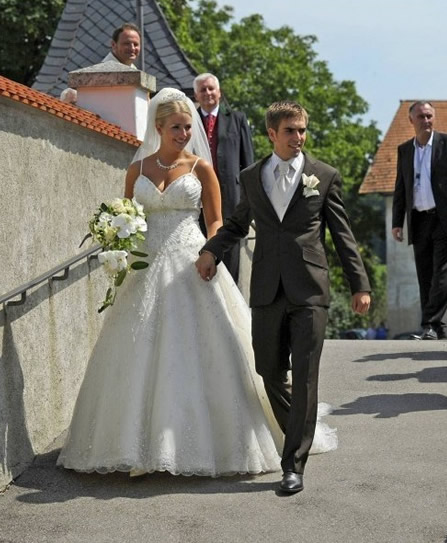 Mr And Mrs Philipp Lahm Marries Claudia Schattenberg 7m Sport 