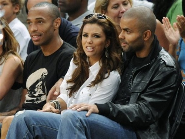 In The Stands: Thierry Henry & Tony Parker