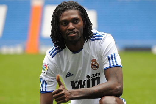 Real Madrid coach Jose Mourinho decides to sign Emmanuel Adebayor permanently from Manchester City at end of season