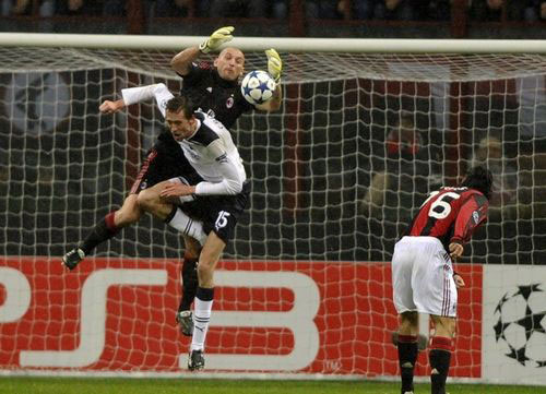 Gennaro Ivan Gattuso of AC Milan reacts during the UEFA Champions League