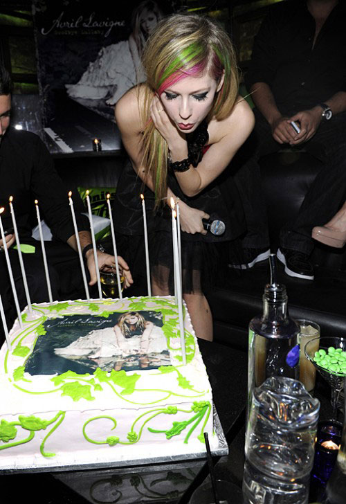 Avril Lavigne Celebrates With Kim Kardashian At Album Launch Party