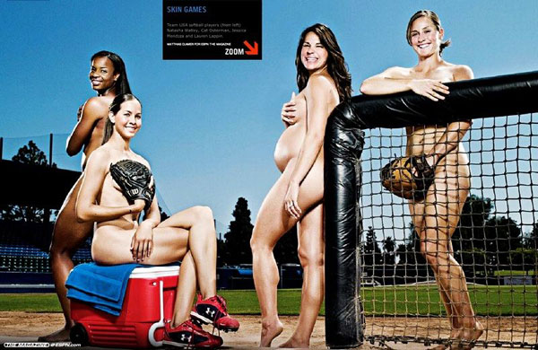 Female Athletes Get Naked For ESPN Magazine's Body Issue part 1