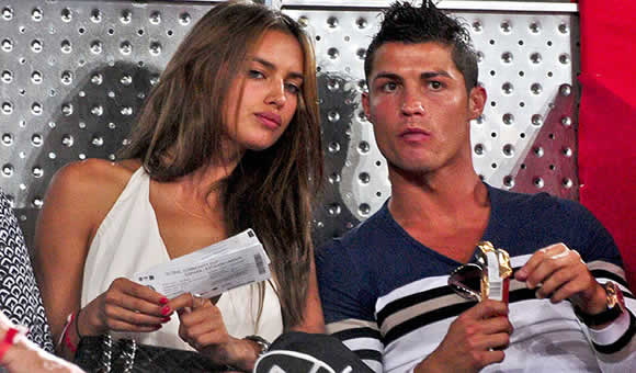 Christiano Ronaldo's girl Irina Shayk tackles magazine hunk