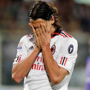 Milan win despite Ibra seeing red again