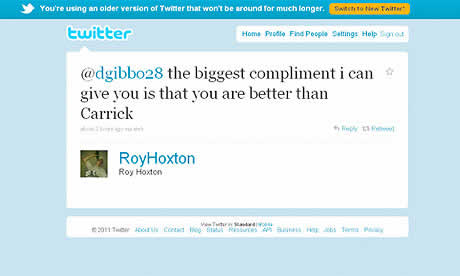 Darron Gibson quits Twitter after two hours following abuse