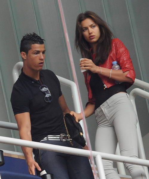 Cristiano Ronaldo and Irina Shayk watched Real's game