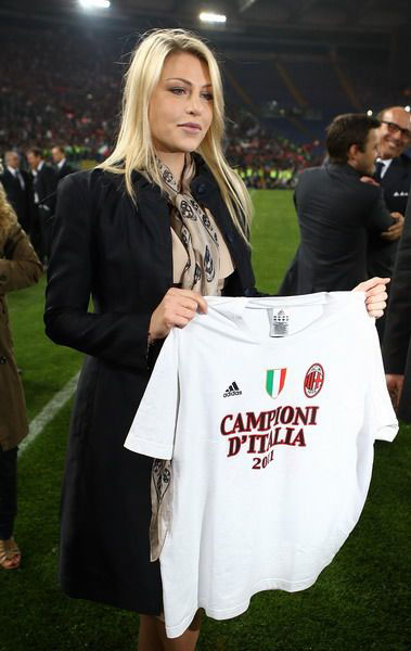 AC Milan celebrated their wining