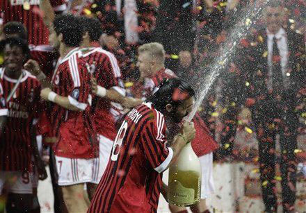 AC Milan celebrates 18th league title triumph with win