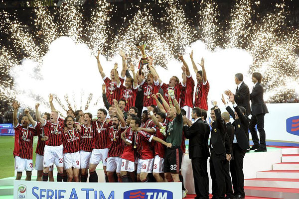 AC Milan celebrates 18th league title triumph with win