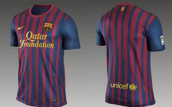 Barcelona published their new jerseys