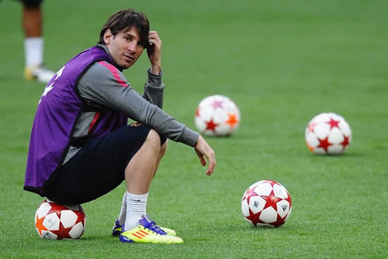 Picture Special: Barcelona's training on the eve of the UEFA Champions League final