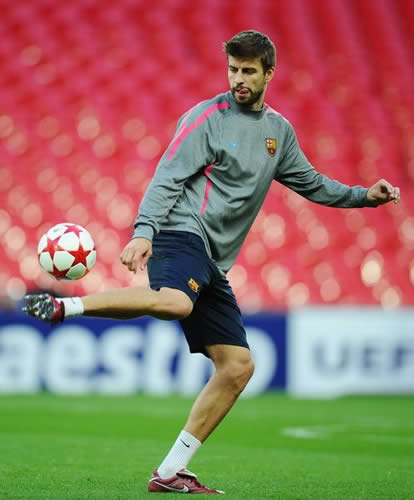 Picture Special: Barcelona's training on the eve of the UEFA Champions League final