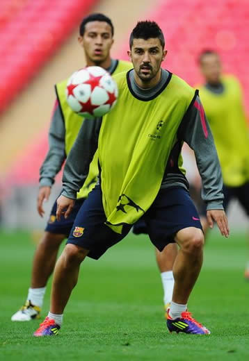 Picture Special: Barcelona's training on the eve of the UEFA Champions League final