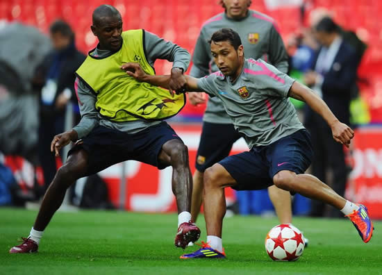 Picture Special: Barcelona's training on the eve of the UEFA Champions League final