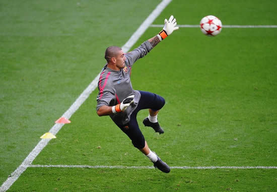 Picture Special: Barcelona's training on the eve of the UEFA Champions League final