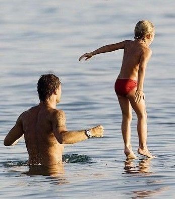 Francesco Totti have holiday in Sabaudia