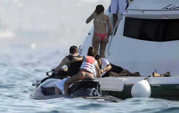 Lionel Messi and Antonella Summer in Ibiza
