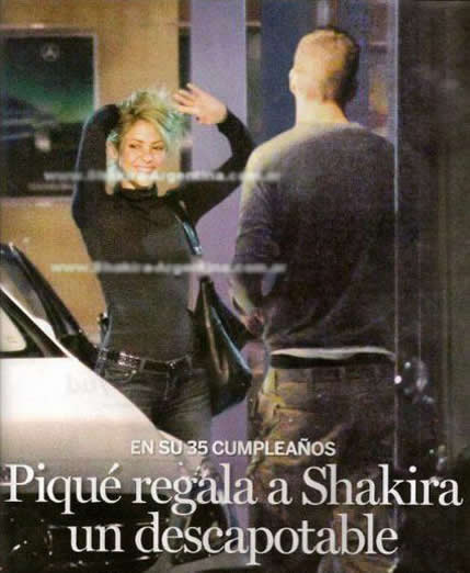 Shakira gets luxury sport car for 35 birthday!