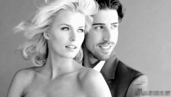 Sami Khedira and his girlfriend take photos for magazine