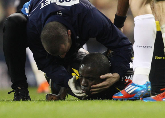 Muamba collapsed at White Hart Lane following suspected heart attack