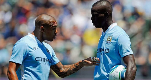 De Jong warning for Mario - City ace tells team-mate to stop acting the fool