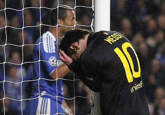 Drogba 1 Messi 0: He spent most of the game diving and play-acting... but he picked himself up to become a giant-killer