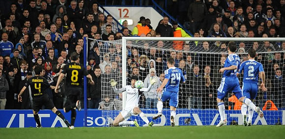 Drogba 1 Messi 0: He spent most of the game diving and play-acting... but he picked himself up to become a giant-killer