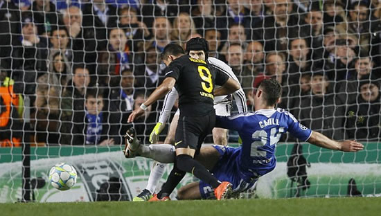 Drogba 1 Messi 0: He spent most of the game diving and play-acting... but he picked himself up to become a giant-killer