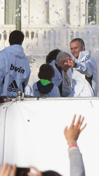 Real Madrid celebrated their victory