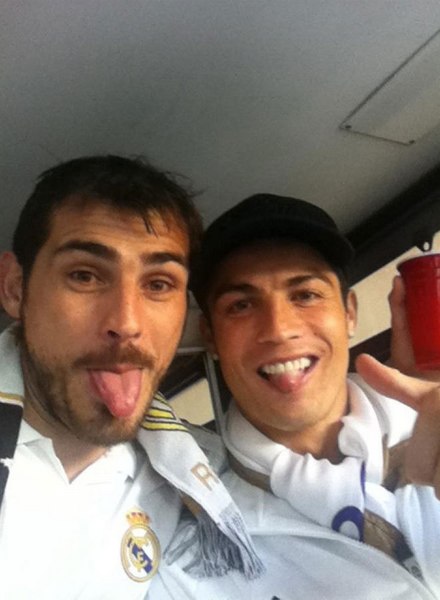 Real Madrid celebrated their victory