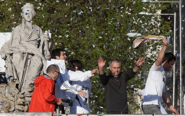 Real Madrid celebrated their victory