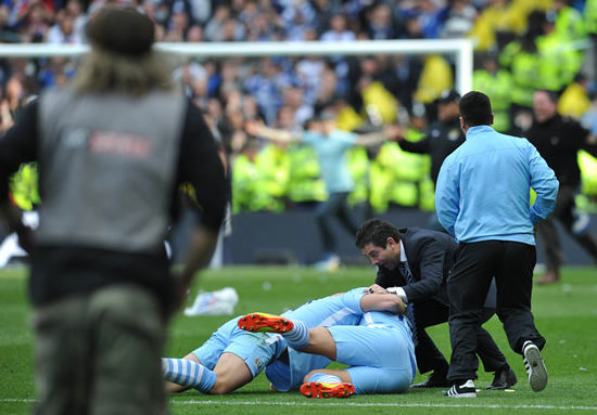 Manchester City celebrate title win