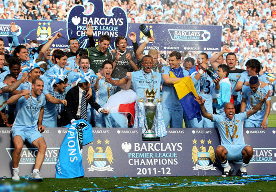 City landed a first top-flight title for 44 years