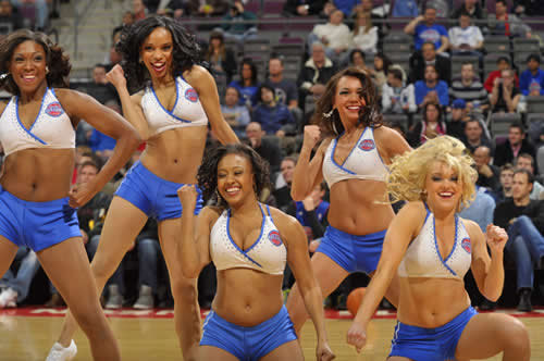 NBA regular season, beautiful cheerleaders