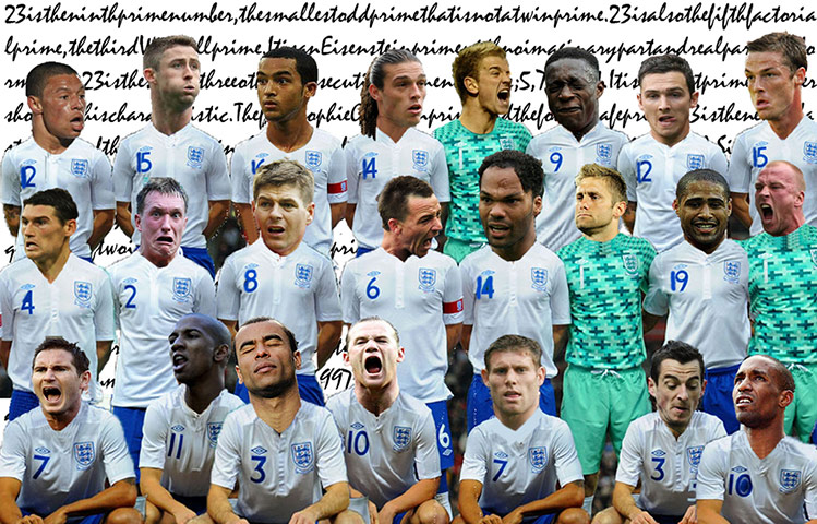 England's Euro 2012 squad