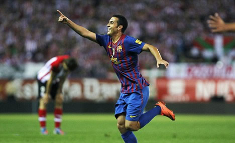 Injured Fabregas in Spain squad as Pedro gets nod after brace in Copa del Rey final