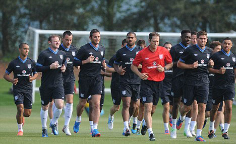 No kidding, England's friendly opponents Belgium are set to take on the world