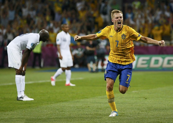 Swede 2 : 0 France