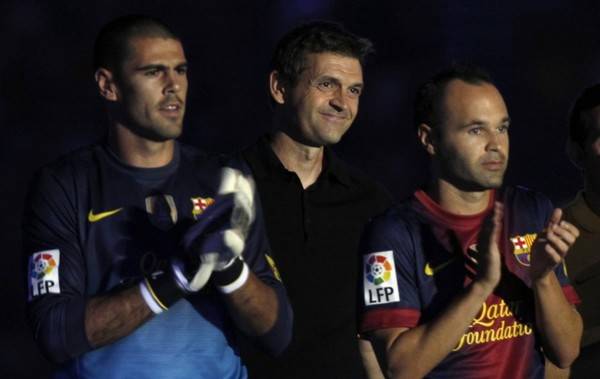 Barcelona celebrates their first Champions League final title of 20 years