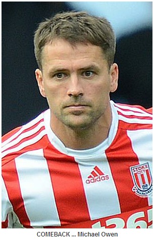 Michael Owen in Rocky-style training ahead of comeback