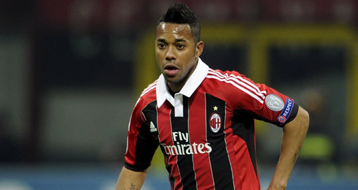 AC Milan's Robinho remains transfer target for former club Santos