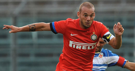 Inter Milan midfielder Wesley Sneijder could agree to join Galatasaray on Saturday