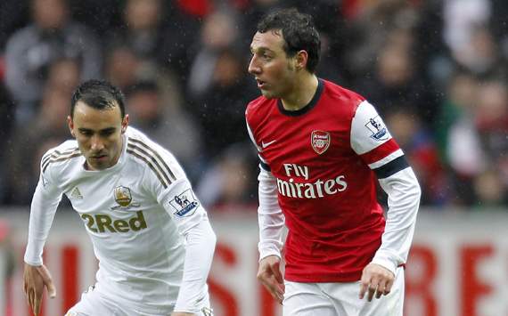 Swansea 0-2 Arsenal: Monreal strikes vital blow in the race for fourth
