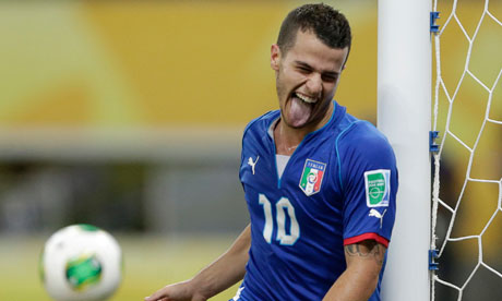 Italy's victory over Japan puts them into Confederations Cup semi-finals