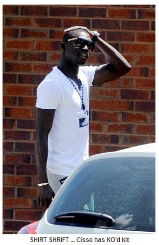 Papiss Cisse is home a-loan as Wonga shirt row rumbles on