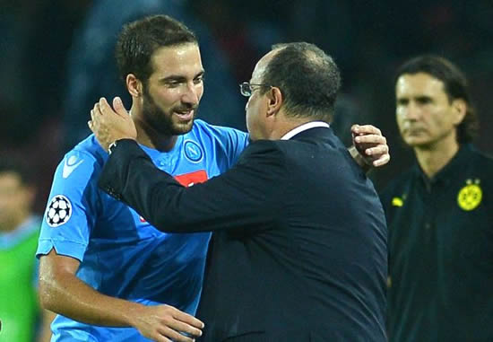 Benitez relishing Higuain - Balotelli duel